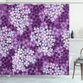 thumbnail image 1 of Ambesonne Flowers Shower Curtain, Hydrangea Lilacs Field, 69"Wx70"L, Pale Blue Purple White, 1 of 5