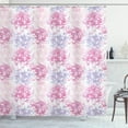 thumbnail image 1 of Ambesonne Flowers Shower Curtain, Romantic Floral Design, 69"Wx70"L, Pink and White, 1 of 3