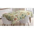 thumbnail image 1 of Ambesonne Flowers Tablecloth Rectangular Table Cover, Flourishing Spring, 60"x84", Multicolor, 1 of 3