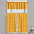 thumbnail image 1 of Ambesonne Flowers Valance & Curtain, Warm Tone Blossoms Season, 55"x45", Dark Orange and Yellow, 1 of 7