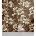 thumbnail image 1 of Ambesonne, Flowers Vintage Peel & Stick Wallpaper for Home, Exotic Jungle Lily, 13"x72", Dark Rosewood and Champagne, 1 of 5