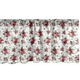 thumbnail image 1 of Ambesonne Flowers Window Valance, Bridal Bouquets Roses, 54" X 12", Pink Ruby Green, 1 of 3