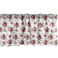 thumbnail image 1 of Ambesonne Flowers Window Valance, Bridal Bouquets Roses, 54" X 18", Pink Ruby Green, 1 of 3