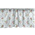 thumbnail image 1 of Ambesonne Flowers Window Valance, Nature Romance Classic, 54" X 12", Pink and Blue, 1 of 3