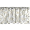 thumbnail image 1 of Ambesonne Flowers Window Valance, Ombre Roses Along Leaves, 54" X 18", Pale Orange, 1 of 3