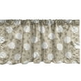 thumbnail image 1 of Ambesonne Flowers Window Valance, Romantic Roses Branches, 54" X 12", Tan Cocoa and White, 1 of 3