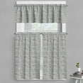 thumbnail image 1 of Ambesonne Foliage Valance & Curtain, Hipster Cupcake Tea, 55"x30", Black White, 1 of 6