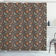 thumbnail image 1 of Ambesonne Folk Art Shower Curtain, Animals Mushrooms Trees, 69"Wx70"L, Multicolor, 1 of 3