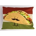 thumbnail image 1 of Ambesonne Food Pillow Sham, Vintage Style Food Place Sign, 26" X 20", Multicolor, 1 of 2