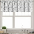 thumbnail image 1 of Ambesonne Food Valance Pack of 2, Outline Drawing of Vegetables, 42"X12", Charcoal Grey White, 1 of 3