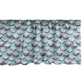 thumbnail image 1 of Ambesonne Food Window Valance, Eggplant Slices for Cooking, 54" X 18", Purple Sky Blue, 1 of 3