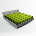 thumbnail image 1 of Ambesonne Forest Fitted Sheet, Botanical Wild Rainforest, Full Size, Apple Green and Olive Green, 1 of 2