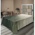 thumbnail image 1 of Ambesonne Forest Flat Sheet, Scandinavian Nature, TwinXL Size, Cream Tan Dark Green, 1 of 1