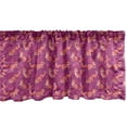 thumbnail image 1 of Ambesonne Forest Friends Window Valance, Foxes Hearts, 54" X 12", Rose Dark Peach, 1 of 3