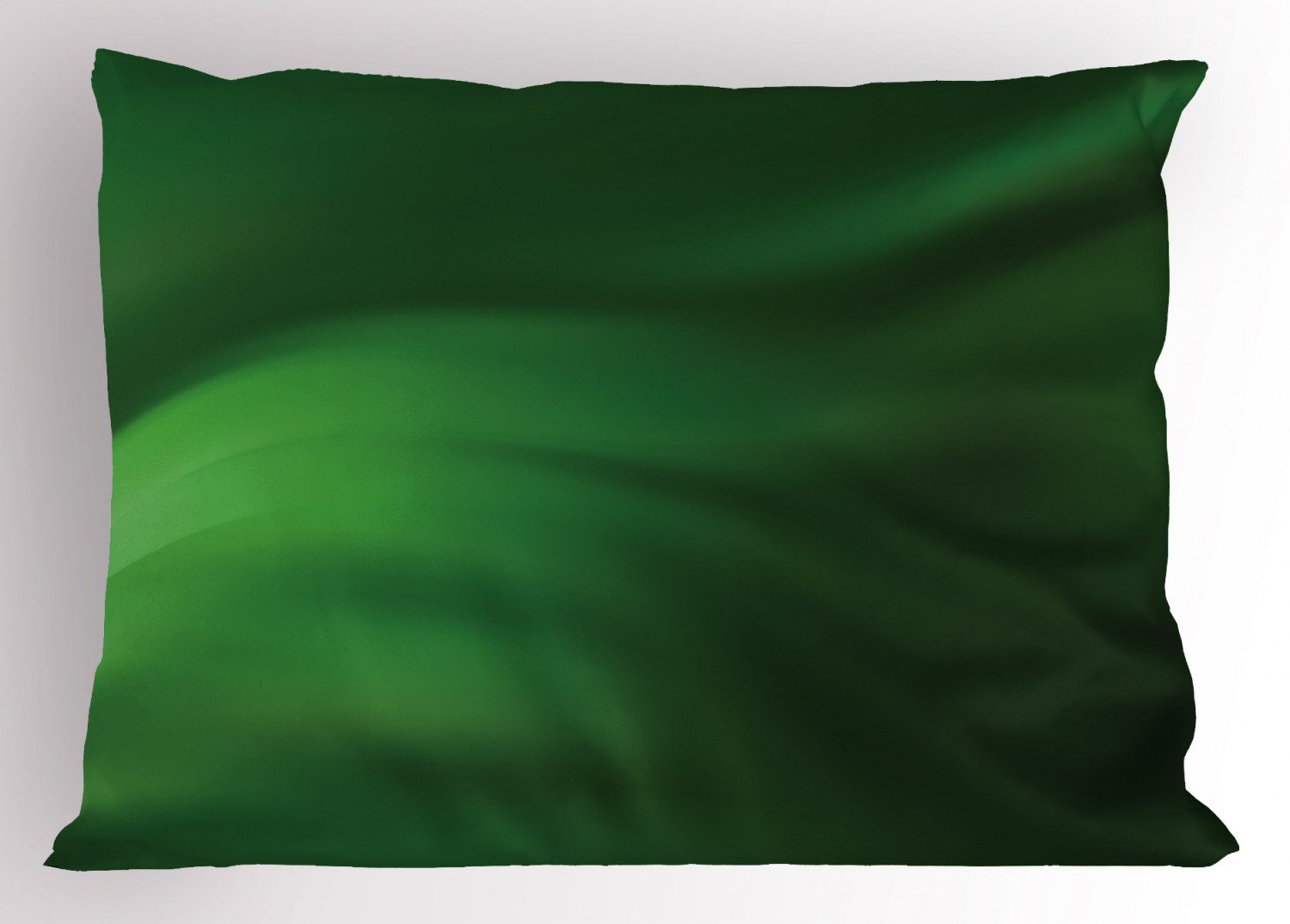 Ambesonne Forest Green Pillow Sham, Green Ombre Effect, 26" X 20