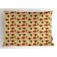 thumbnail image 1 of Ambesonne Forest Pillow Sham, Colorful Cartoon Autumn, 26" X 20", Multicolor, 1 of 2