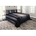 thumbnail image 1 of Ambesonne Forest Quilted Bedspread Set 3 Pcs, Deep in Spooky Jungle, King Size, Dark Grey Purple, 1 of 3