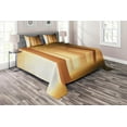 thumbnail image 1 of Ambesonne Forest Quilted Coverlet 3 Pcs, Foggy Woodland, King Size, Tan, 1 of 3