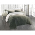 thumbnail image 1 of Ambesonne Forest Quilted Coverlet 3 Pcs, Scandinavian Nature, King Size, Cream Tan Dark Green, 1 of 4