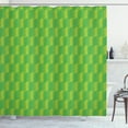 thumbnail image 1 of Ambesonne Forest Shower Curtain, Design of Pine Tree Leaves, 69"Wx84"L, Yellow and Lime Green, 1 of 3