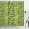 thumbnail image 1 of Ambesonne Forest Shower Curtain, Tree Branches Clutter Leaves, 69"Wx70"L, Olive Green Pastel Green, 1 of 5