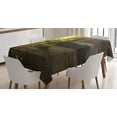 thumbnail image 1 of Ambesonne Forest Tablecloth Rectangular Table Cover, Life and Death Theme, 52"x70", Multicolor, 1 of 4