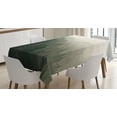thumbnail image 1 of Ambesonne Forest Tablecloth Rectangular Table Cover, Scandinavian Nature, 60"x90", Cream Tan Dark Green, 1 of 4