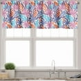 thumbnail image 1 of Ambesonne Forest Valance Pack of 2, Colorful Leaf Nature Pattern, 54"X12", Multicolor, 1 of 5