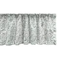 thumbnail image 1 of Ambesonne Forest Window Valance, Woodland Branches Leafy Art, 54" X 18", Seafoam and Eggplant, 1 of 3