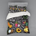 thumbnail image 1 of Ambesonne Fruit Bedding Set 4 Pcs, Mango Dragon Fruit Papaya, Queen, Multicolor, 1 of 2
