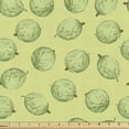 thumbnail image 1 of Ambesonne Fruit Fabric by the Yard Upholstery, Tasty Exotic Gooseberries, 1 Yard, Green Reseda Green, 1 of 5