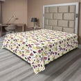 thumbnail image 1 of Ambesonne Fruit Flat Sheet, Modern Art Yummy Summer, Queen Size, Multicolor, 1 of 1