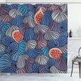 thumbnail image 1 of Ambesonne Fruit Shower Curtain, Fig Fruits Pattern Spring, 69"Wx84"L, Blue Purple Grey, 1 of 5