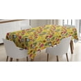 thumbnail image 1 of Ambesonne Fruit Tablecloth Rectangular Table Cover, Tropical Summer Food, 60"x90", Multicolor, 1 of 3