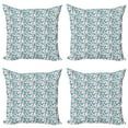 thumbnail image 1 of Ambesonne Fruit Throw Pillow Cover 4 Pack, Spring Season Raspberries, 18", Multicolor, 1 of 2