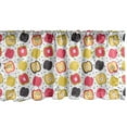 thumbnail image 1 of Ambesonne Fruit Window Valance, Continuous Print of Colorful Sliced Apples with Seeds, Curtain Valance for Kitchen Bedroom Decor with Rod Pocket, 54" X 18", Multicolor, 1 of 2