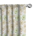 thumbnail image 1 of Ambesonne Fruits Curtains, Cut in Half, Pair of 28"x63", Multicolor, 1 of 5