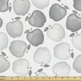 thumbnail image 1 of Ambesonne Fruits Fabric by the Yard Upholstery, Modern Look Fresh Fruit Art, 1 Yard, Pale Taupe Pale Grey, 1 of 5