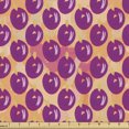 thumbnail image 1 of Ambesonne Fruits Fabric by the Yard Upholstery, Scribbles Berry Branches, 2 Yards, Peach and Dark Magenta, 1 of 5