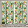 thumbnail image 1 of Ambesonne Fruits Kitchen Curtains, Tropical Plants Botany, 55"x39", Multicolor, 1 of 3