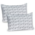 thumbnail image 1 of Ambesonne Fruits Pillow Sham 2 Pack, Modern Look Fresh Fruit Art, 36"x20", Pale Taupe and Pale Grey, 1 of 3