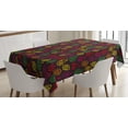 thumbnail image 1 of Ambesonne Fruits Tablecloth Rectangular Table Cover, Apples Cherries Pears, 60"x84", Multicolor, 1 of 4