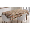 thumbnail image 1 of Ambesonne Fruits Tablecloth Rectangular Table Cover, Citrus Mandarin with Leaves, 60"x84", Multicolor, 1 of 4
