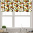 thumbnail image 1 of Ambesonne Fruits Window Valance, Autumn Harvest Season Theme, 54" X 18", Burnt Sienna and Yellow, 1 of 2