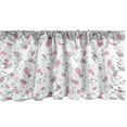 thumbnail image 1 of Ambesonne Fruits Window Valance, Tropical Pineapples Cherries, 54" X 12", Pale Pink Mint Green, 1 of 3