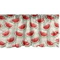 thumbnail image 1 of Ambesonne Fruits Window Valance, Watercolor Watermelons, 54" X 12", Cream Red Jade Green, 1 of 5