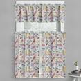 thumbnail image 1 of Ambesonne Funky Valance & Curtain, Memphis 90s 3D Shapes, 55"x24", Multicolor, 1 of 6