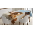 thumbnail image 1 of Ambesonne Funny Tablecloth Rectangular Table Cover, Cats Dogs in Sky Clouds, 52"x70", Multicolor, 1 of 3