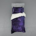 thumbnail image 1 of Ambesonne Galaxy Bedding Set 3 Pcs, Starway View, Twin XL, Black Navy Blue, 1 of 2