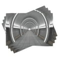 thumbnail image 1 of Ambesonne Galaxy Place Mats Set of 4, Oval Alien Life Cosmos, Standard Size, Grey, 1 of 6